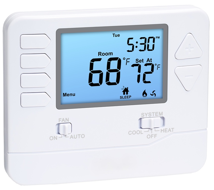 Termostato programable 24V/Pilas con sensor remoto