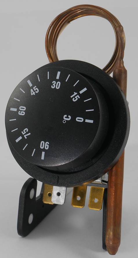 Termostato de Bulbo y Capilar 1M Cobre