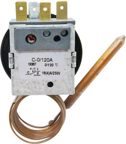 Termostato de Bulbo y Capilar 1M Cobre