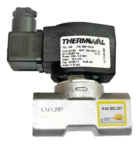 Valvula Solenoide (Gas)