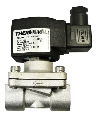 Valvula Solenoide (Fluidos) Alum