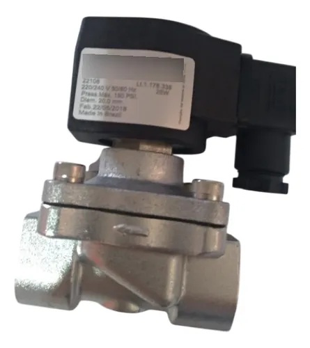 Valvula Solenoide (Fluidos) Alum
