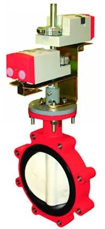 Valvula Mariposa Motorizada 24V 4" On/Off